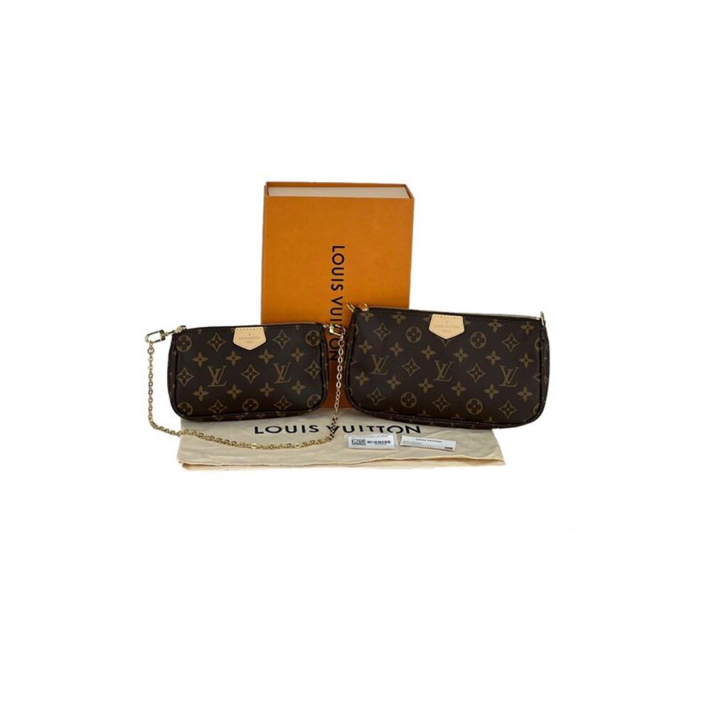 Louis Vuitton Shoulder Bag Multi Pochette Accessoires Monogram Canvas Brown - Picture 2 of 8